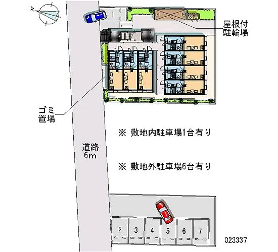 ★手数料０円★吉川市吉川２丁目 月極駐車場